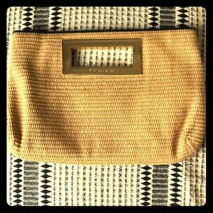 Michael Kors Straw Clutch